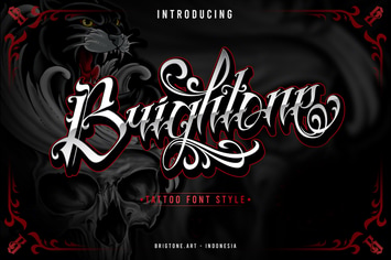 Brigthone - Tattoo Lettering