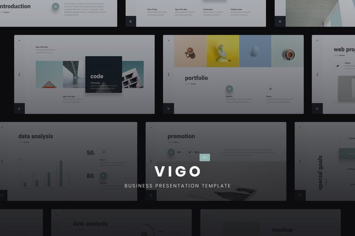 VIGO Minimal & Business Template (Keynote)