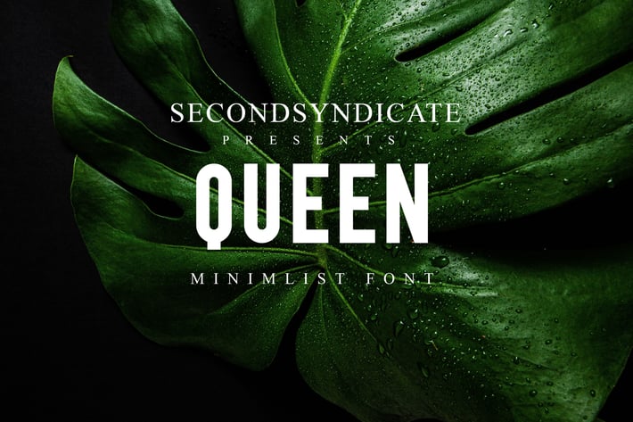 Queen - Minimalist Font