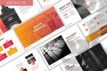 Alaya - Business Keynote Template