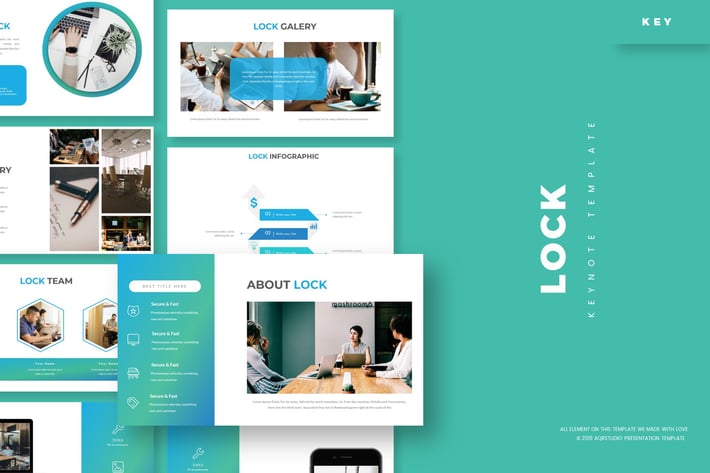 Lock - Keynote Template