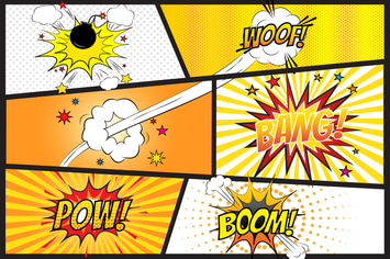 Comic Blaster Vector