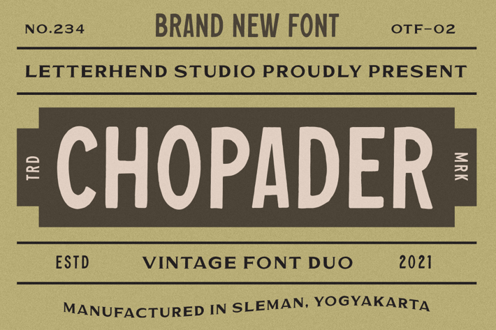 Chopader - Vintage Duo