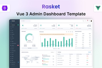 Rasket - Vue.js Admin Dashboard Template