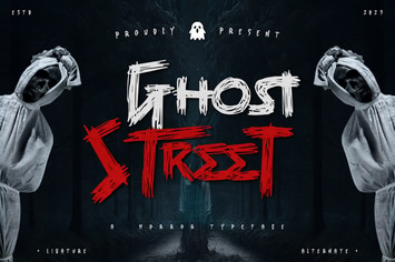 Ghost Street -  A Horror Typeface