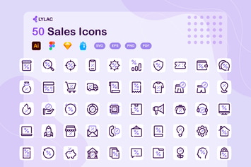 Lylac - Sales Icons