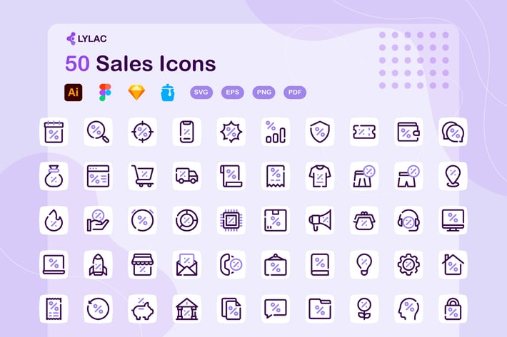 Lylac - Sales Icons