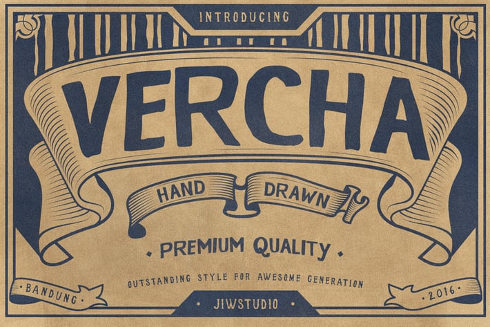 VERCHA Typeface