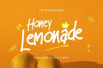 Honey Lemonade -  Handwriting Font