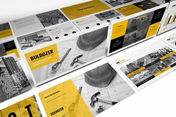 Buldozer - Construction Powerpoint Template