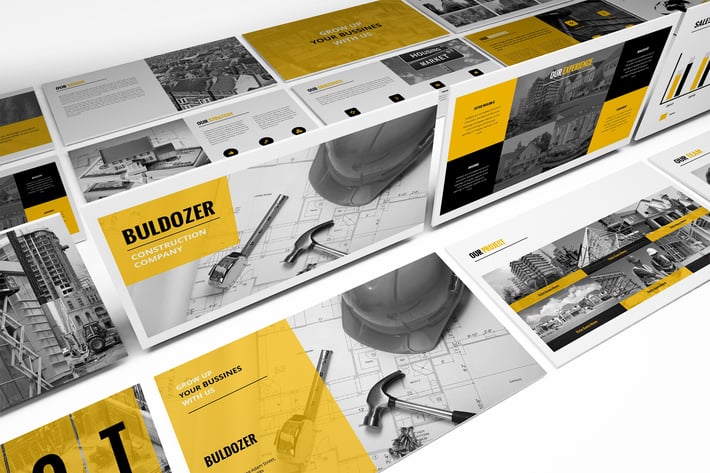 Buldozer - Construction Powerpoint Template