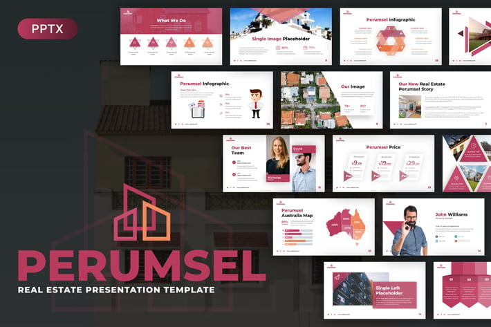 Perumsel Real Estate Powerpoint Template 