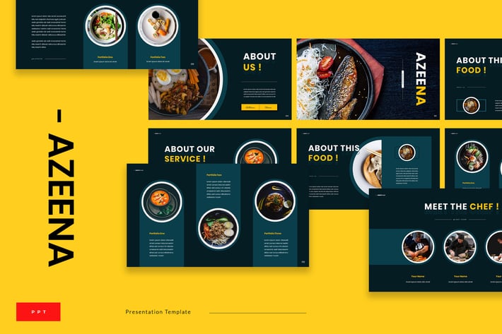 Azeena - Asian Food Powerpoint Presentation