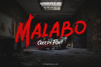 Malabo – Creepy Font
