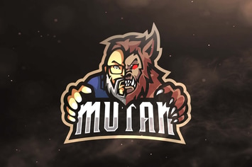 Mutan Sport and Esports Logo Template
