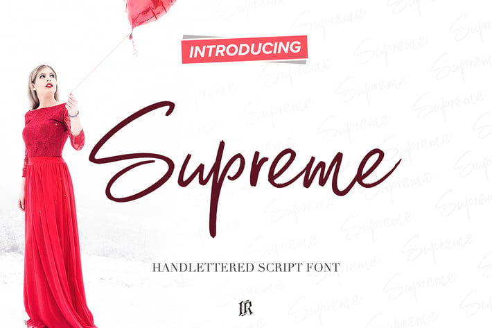 Supreme Script Font