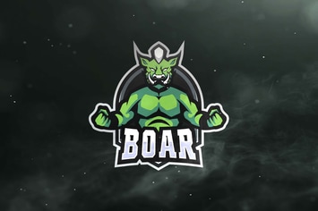 Boar Sport and Esport Logos