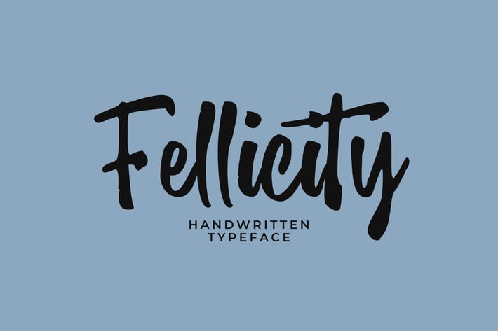 Fellicity - Handwritten Typeface