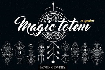 Sacred Geometry. Magic totem