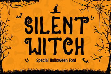Silent Witch - a Special Halloween Season Font