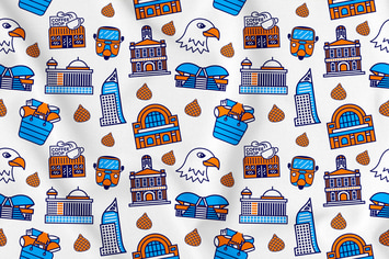 Jakarta City Seamless Pattern Vol. 1