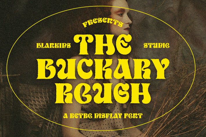 Buckary a Retro Display Font