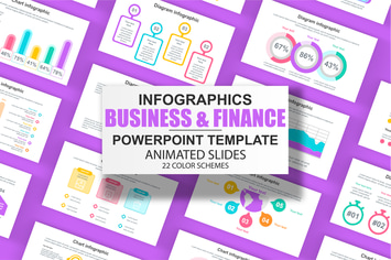 Finance Infographics Powerpoint Slides Template