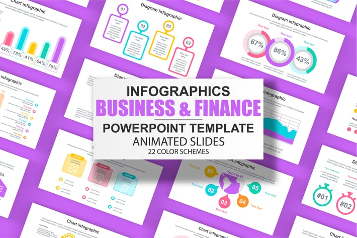 Finance Infographics Powerpoint Slides Template