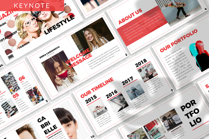 Magazine - Business Keynote Template