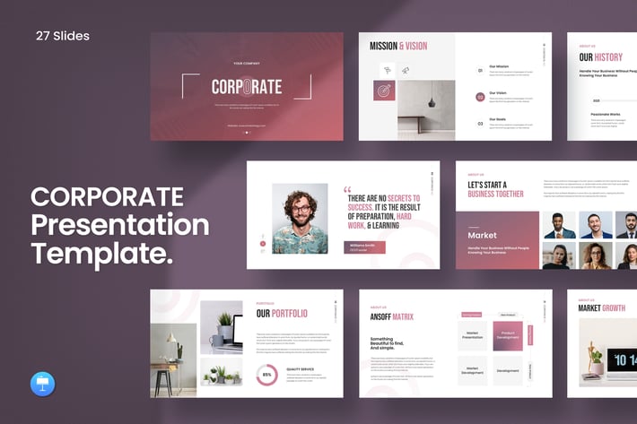 Corporate Presentation Template