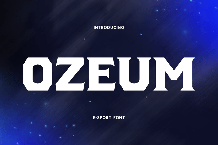 Ozeum - Esport Font