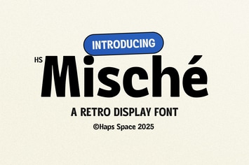 Mische - Retro Display Font