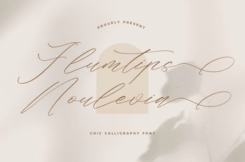 Flumtips Noulevia Calligraphy Font