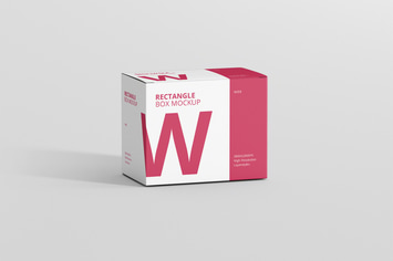 Box Mockup - Wide Rectangle Big Size