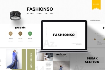 Fashionso | Google Slides Template