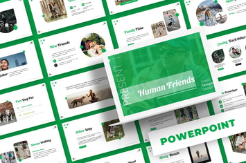 Human Friends - Powerpoint Template