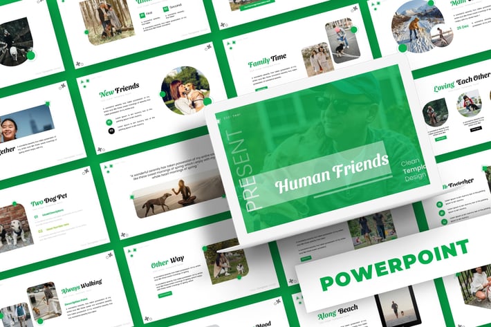 Human Friends - Powerpoint Template