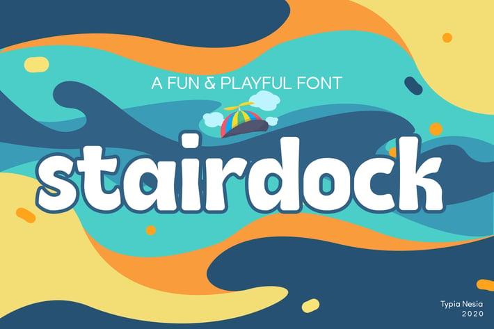 Stairdock - Fun Cute Snack Font