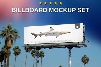  Billboard Mockup Set 