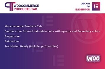 WooCommerce Products Tab for Elementor