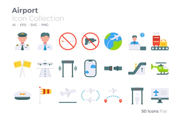Airport Color Icon