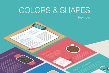 Colors & Shapes Keynote Template