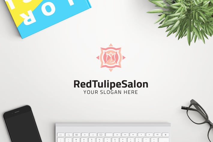 RedTulipeSalon professional logo