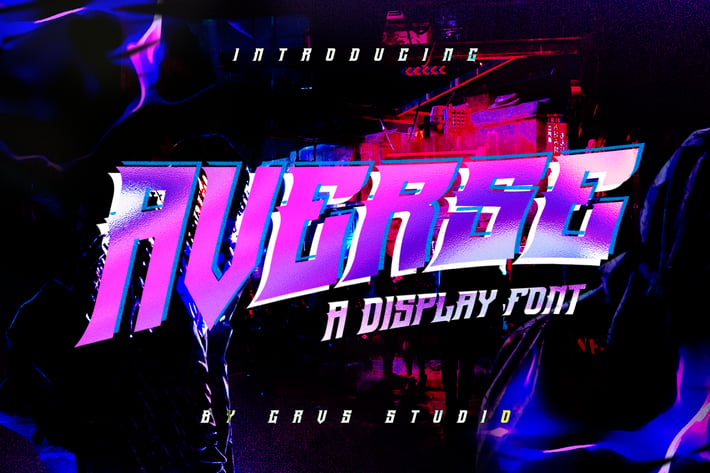 GRVS-Averse Font