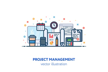 Project management illustration
