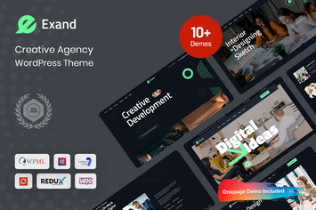 Exand - Creative Agency WordPress Theme