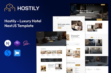  Luxury Hotel React NextJS Template 