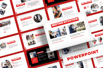 Routine Meeting - Powerpoint Template