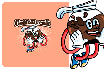 Coffee Break - Mascot & Esport Logo