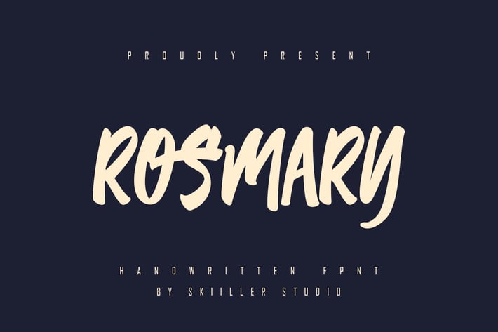 Rosmary - Handwritten Font